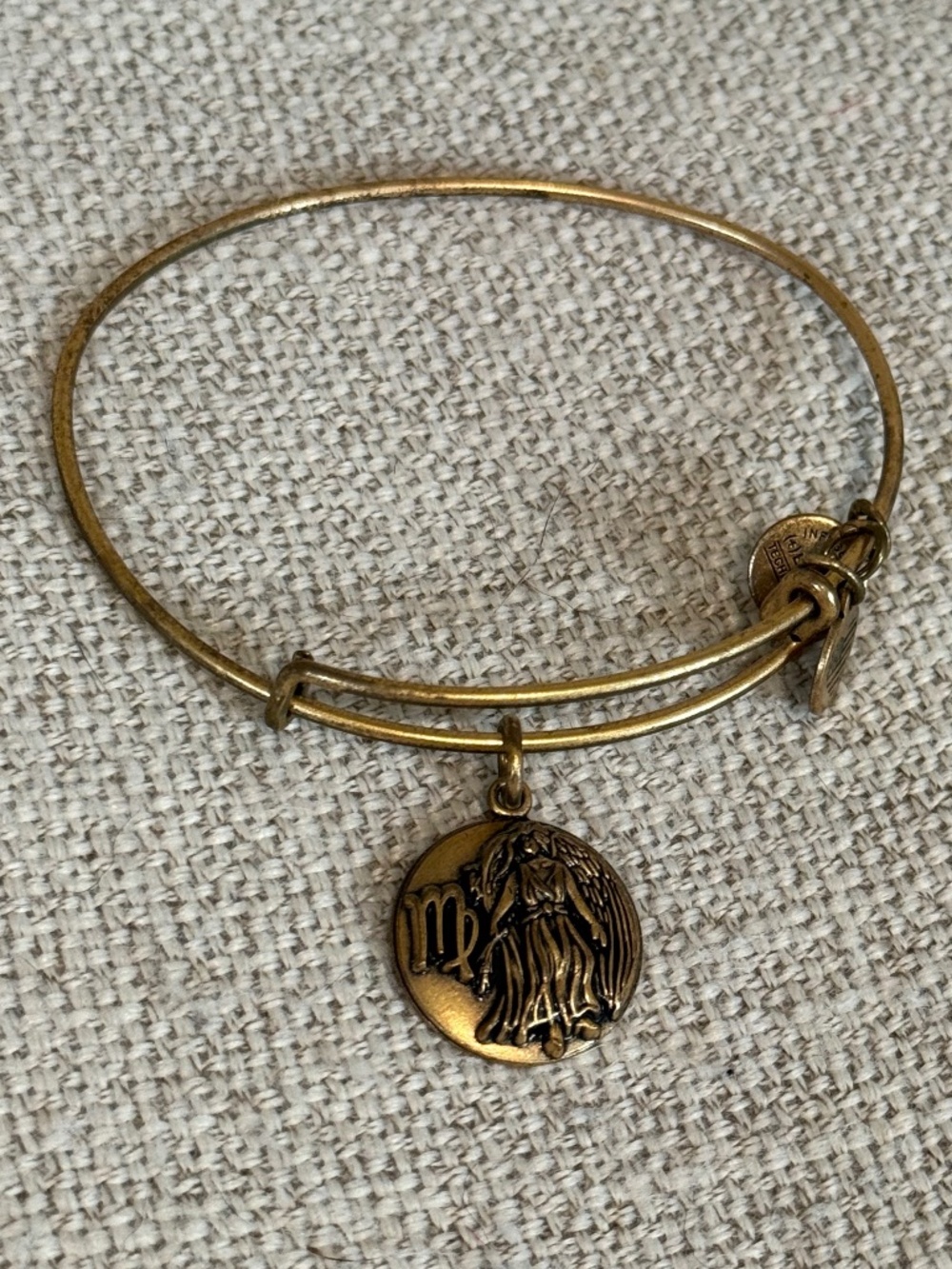 Alex and Ani Virgo bracelet gold